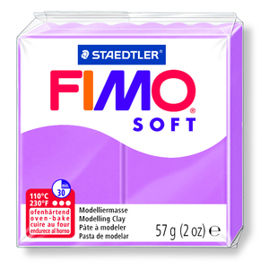 PATE A CUIRE FIMO SOFT PAIN DE 57GR LAVANDE