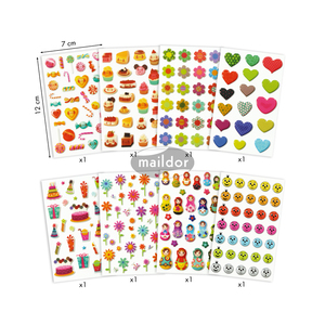 174 STICKERS COOKY FETE DS MERES, DES PERES, PÂQUES