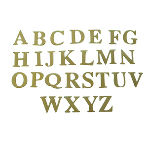 LOT DE 52 LETTRES CARTON HT 40MM (2 PLAQUES DE 26 LETTRES)