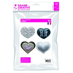 4 MINI MOULES THERMOFORMÉS THÈMES CURS