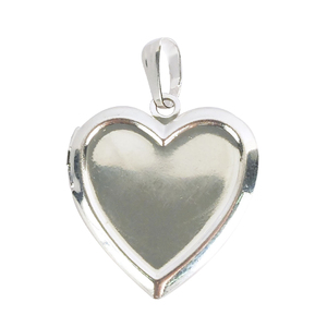 LOT DE 10 PENDENTIFS CUR ARGENT 25,6X22,8X7 MM