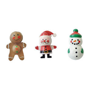 LOT DE 30 FORMES ADHÉSIVES BOIS NOEL