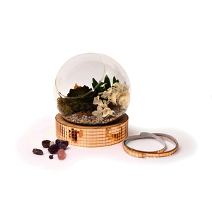 MIROIR ADHESIF FACETTE OR 5 MM