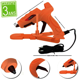 MAXI PACK CLEO GUN FIX DÉCORÉ + STATION + 10 RECHARGES + 2 PINCES