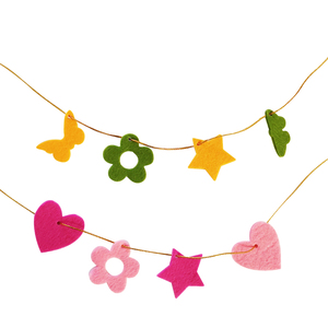 120 PIÈCES CURS, ETOILES, FLEURS, PAPILLONS FEUTRINE COLORIS ASSORTI