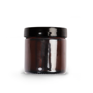 POMMADIER 60 ML VERRE AMBRE + COUVERCLE
