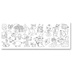 ROULEAU DE PAPIER DESSIN AVEC MOTIFS - 30CMX4M, AUTO-ADHÉSIF ET DÉCOL