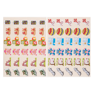 GOMMETTES 24 PLANCHES JOUETS - 720 GOMM.