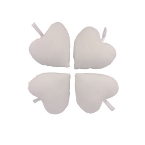 LOT DE 10 CURS AVEC ACCROCHE À CUSTOMISER - 100% COTON - 8 X 9 CM -