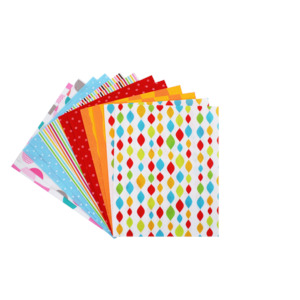12 COUPONS FEUTRINE IMPRIMÉE 24X30CM THÈME DOUCE RÊVERIE