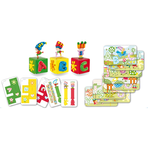 PLAYMAIS® CARDS SET FUN TO LEARN ABC