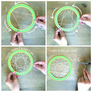 KIT DIY 3 ATTRAPE-RÊVES BE A CHEYEN À FABRIQUER