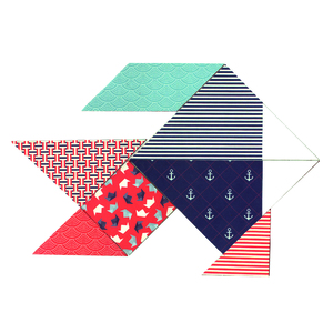 SACHET DE 6 TANGRAM GÉANTS À DÉCORER GAMME BLANCHE CARTON