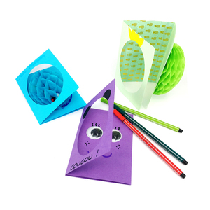 10 CARTES CARTON 3 VOLETS 10X15CM À CUSTOMISER + ENVELOPPES COLORIS A