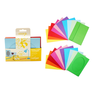 10 CARTES CARTON 3 VOLETS 10X15CM À CUSTOMISER + ENVELOPPES COLORIS A