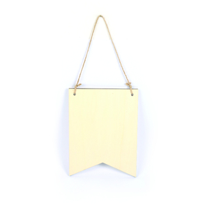 SUSPENSION FANION 2 POINTES EN BOIS