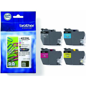 BROTHER LC-422 BK + 3 COULEURS