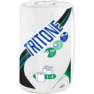 1 ROULEAU ESSUIE-TOUT 220F 3PLIS 22X22CM