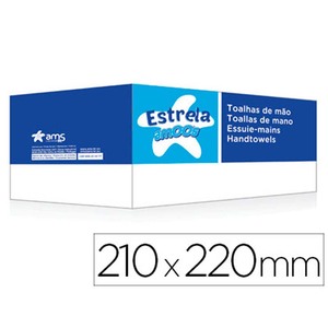 20 PAQUETS 200F ESSUIE-MAINS PLIAGE EN V 21X24CM