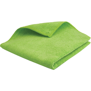 LOT DE 5 LAVETTES MICROFIBRE 38X38CM COLORIS VERT