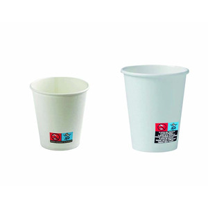 GOBELET EN CARTON COLDIS DE CONTENANCE 21CL PAQUET DE 50 BLANC,