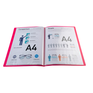 CHROMALINE PROTEGE-DOCUMENTS  COLORIS ASSORTIS 40 VUES