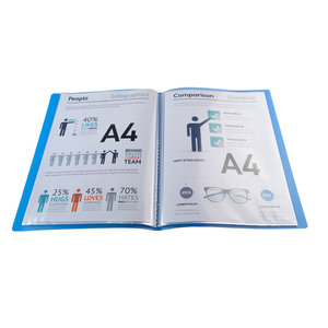 CHROMALINE PROTEGE-DOCUMENTS COLORIS ASSORTIS 60 VUES