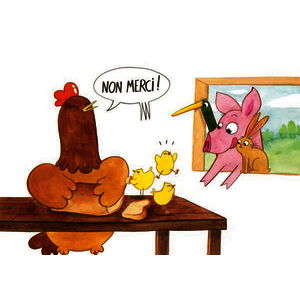 KAMISHIBAÏ  - PETIT POULE ROUSSE