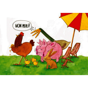 KAMISHIBAÏ  - PETIT POULE ROUSSE