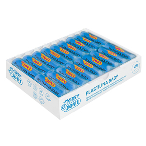 PLASTILINA BABY 18 PAINS DE 38G COLORIS BLEU