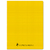 CAHIER POLYPRO JAUNE 24X32 96P GDS CARREAUX 70G