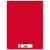CAHIER POLYPRO ROUGE 24X32 96P GDS CARREAUX 70G