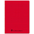 CAHIER POLYPRO ROUGE 24X32 96P GDS CARREAUX 70G