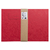 PROTÈGE-CAHIER CARTON 17X22 2 RABATS 225GR ROUGE