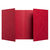 PROTÈGE-CAHIER CARTON 17X22 2 RABATS 225GR ROUGE