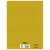 CAHIER PP RECYCLÉ 24X32 96P SÉYÈS JAUNE