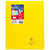 KOVERBOOK CAHIER 24X32 96P GDS CARREAUX JAUNE 90G PIQURE