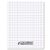 CAHIER PP INCOLORE 17X22 96P 5/5 90G PIQURE