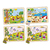 4 PUZZLES BOIS LES 4 SAISONS 15 PIECES