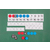 TABLEAU MAGNETIQUE DE CALCUL POUR LE PROFESSEUR + 22 JETONS ROUGE/BLE