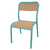 CHAISE 401 TAILLE 5 COLORIS HETRE/VERT D'EAU