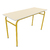 TABLE AXIS 2 PERSONNES 50*1300 T4 JAUNE GENET - PLATEAU SERINGA - CHA
