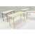 TABLE AXIS 2 PERSONNES 50*1300 T5 JAUNE GENET - PLATEAU SERINGA - CHA
