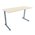 TABLE S2 2 PERSONNES 50*1300 T4 BLEU D'ALUMINE - PLATEAU SERINGA - CH