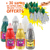 PACK NOEL 4 FLACONS PEINTURE ACRYLIQUE COLORIS ASSORTIS + 2 FLACONS G