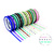 PACK DE 16 MINI RUBANS ADHÉSIFS - 3MM X 5ML - MOTIFS & COLORIS ASSORT