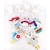 LOT DE 10 PERSONNAGES À CUSTOMISER - 100 % COTON - MODÈLES ASSORTIS :