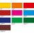 PAPIER ÉLECTROSTATIQUE TRANSPARENT POUR VITRAIL 23X33CM 10F COLORIS A