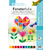 PAPIER ÉLECTROSTATIQUE TRANSPARENT POUR VITRAIL 23X33CM 10F COLORIS A